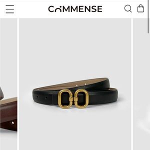 Commense Kronos Black and Gold Belt